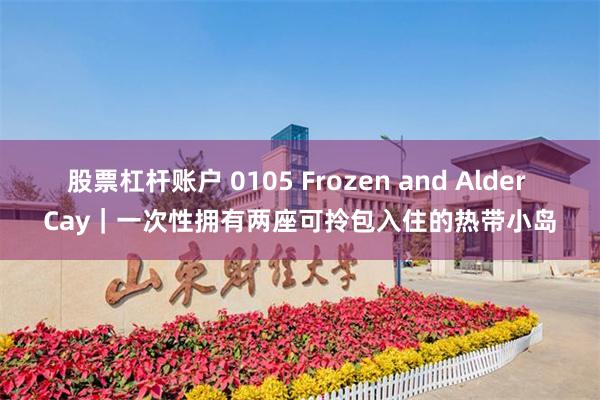 股票杠杆账户 0105 Frozen and Alder Cay｜一次性拥有两座可拎包入住的热带小岛