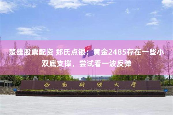 楚雄股票配资 郑氏点银：黄金2485存在一些小双底支撑，尝试看一波反弹