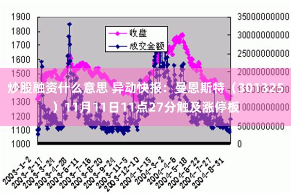 炒股融资什么意思 异动快报：曼恩斯特（301325）11月11日11点27分触及涨停板